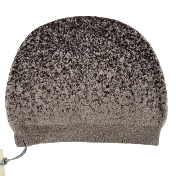 Barefoot Dreams CozyChic Lite Confetti Beanie Storm Gray Dark Brown One size NWT - Picture 1 of 6